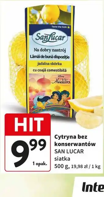 Cytryna bez konserwantów SAN LUCAR siatka