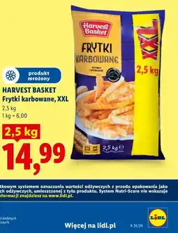 Lidl HARVEST BASKET Frytki karbowane, XXL oferta