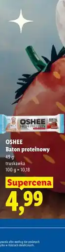 Lidl OSHEE Baton proteinowy oferta