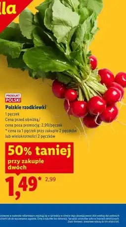 Lidl Polskie rzodkiewki Ryneczek Lidla oferta