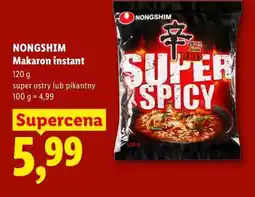 Lidl Nongshim Makaron instant oferta