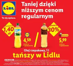 Lidl Vita D'or Olej rzepakowy oferta