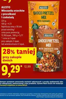 Lidl Alesto Mieszanka orzechów z precelkami i czekoladą oferta