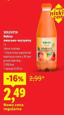 Lidl SOLEVITA Nektar owocowo-warzywny oferta