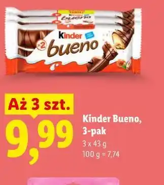 Lidl Kinder Bueno, 3-pak oferta