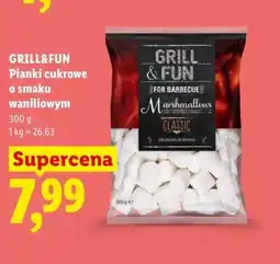 Lidl GRILL&FUN Pianki cukrowe o smaku waniliowym oferta