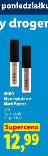 Lidl WIBO Błyszczyk do ust Black Pepper oferta