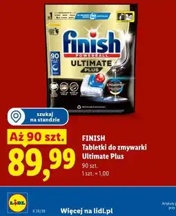 Lidl FINISH Tabletki do zmywarki Ultimate Plus oferta