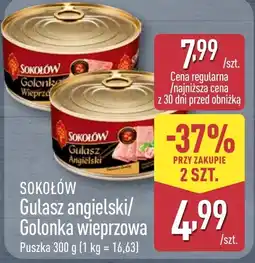 ALDI Sokołów Gulasz Angielski /Gulasz angielski/Golonka wieprzowa oferta