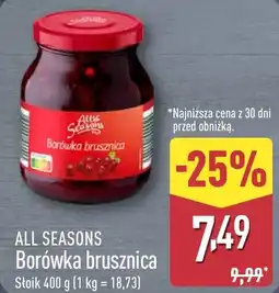 ALDI All Seasons Borówka brusznica oferta