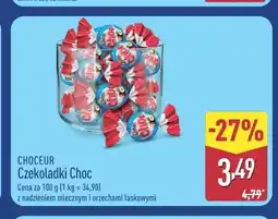 ALDI Czekoladki Choc z nadzieniem mlecznym i orzechami laskowymi Choceur oferta