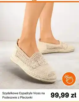 Born2be Espadryle szydełkowe Vices na podeszwie z plecionki oferta
