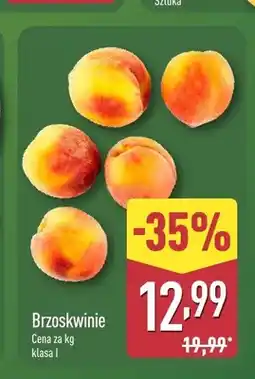 ALDI Brzoskwinie klasa I oferta