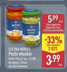 ALDI Pesto włoskie Rosso Cucina Nobile oferta