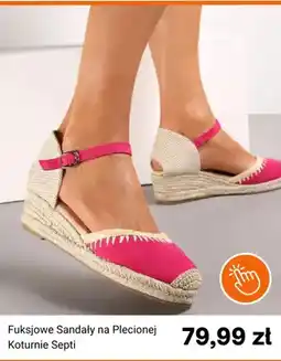 Born2be Sandały na plecionej koturnie born2be Septi oferta