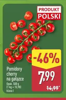 ALDI Pomidory cherry na gałązce polskie oferta