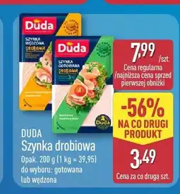 ALDI Szynka drobiowa wędzona Duda oferta