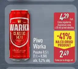 ALDI Piwo Warka Classic oferta