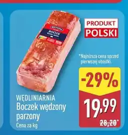 ALDI Boczek wędzony parzony Wędliniarnia oferta