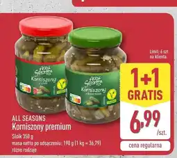 ALDI Korniszony premium z koperkiem All Seasons oferta