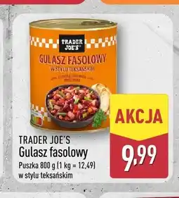 ALDI Gulasz fasolowy w stylu teksańskim Trader Joe's oferta