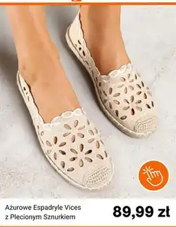 Born2be Espadryle ażurowe Vices z plecionym sznurkiem oferta