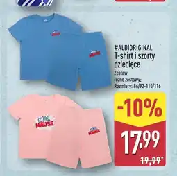 ALDI Zestaw t-shirt i szorty dziecięce ALDIoriginal oferta