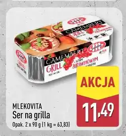 ALDI Ser na grilla Camembert z sosem żurawinowym Mlekovita oferta