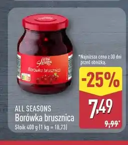 ALDI Borówka brusznica All Seasons oferta