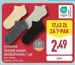 ALDI Skarpety sneaker damskie UP2FASHION 7-pak oferta