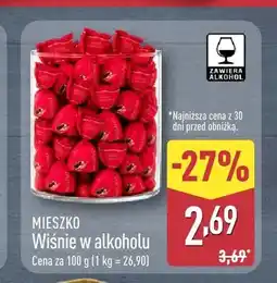 ALDI Wiśnie w alkoholu Mieszko oferta