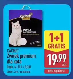 ALDI Żwirek premium dla kota Cachet oferta