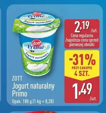 ALDI Jogurt naturalny Primo Zott oferta
