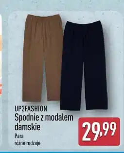 ALDI Spodnie z modalem damskie UP2FASHION oferta
