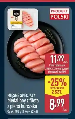 ALDI Medaliony z fileta z piersi kurczaka Mięsne Specjały oferta