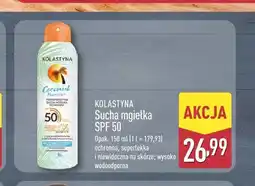 ALDI Sucha mgiełka SPF 50 Kolastyna oferta
