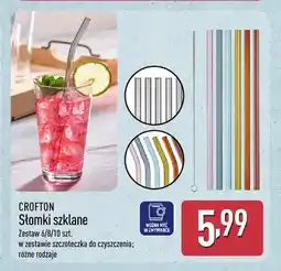 ALDI Słomki szklane Crofton 6-pak oferta