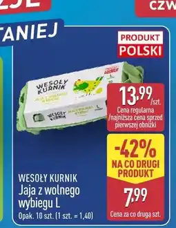 ALDI Jaja z wolnego wybiegu L Wesoły Kurnik oferta