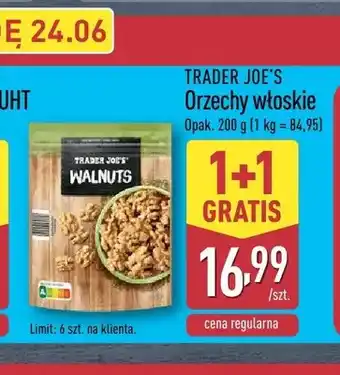 ALDI Orzechy włoskie Trader Joe's oferta
