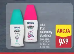 ALDI Płyn na komary dla dzieci Bros oferta