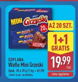 ALDI Wafle Mini Grześki Goplana 20-pak oferta