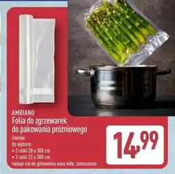 ALDI Folia do zgrzewarek do pakowania próżniowego Ambiano 3-pak oferta