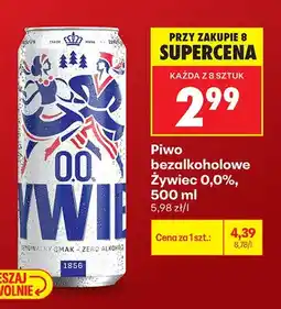 Biedronka Piwo bezalkoholowe Żywiec oferta