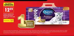Biedronka Papier toaletowy Queen Premium super soft oferta