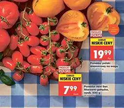 Biedronka Pomidor mini San Marzano gałązka oferta