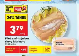 Biedronka Filet z mintaja bez skóry Marinero oferta