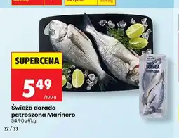 Biedronka Świeża dorada patroszona Marinero oferta