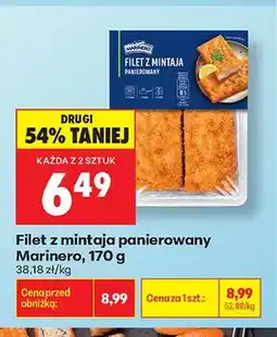 Biedronka Filet z mintaja panierowany Marinero oferta