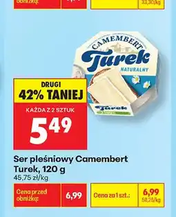Biedronka Ser pleśniowy Camembert Turek oferta