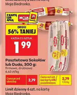 Biedronka Pasztetowa firmowa Duda oferta